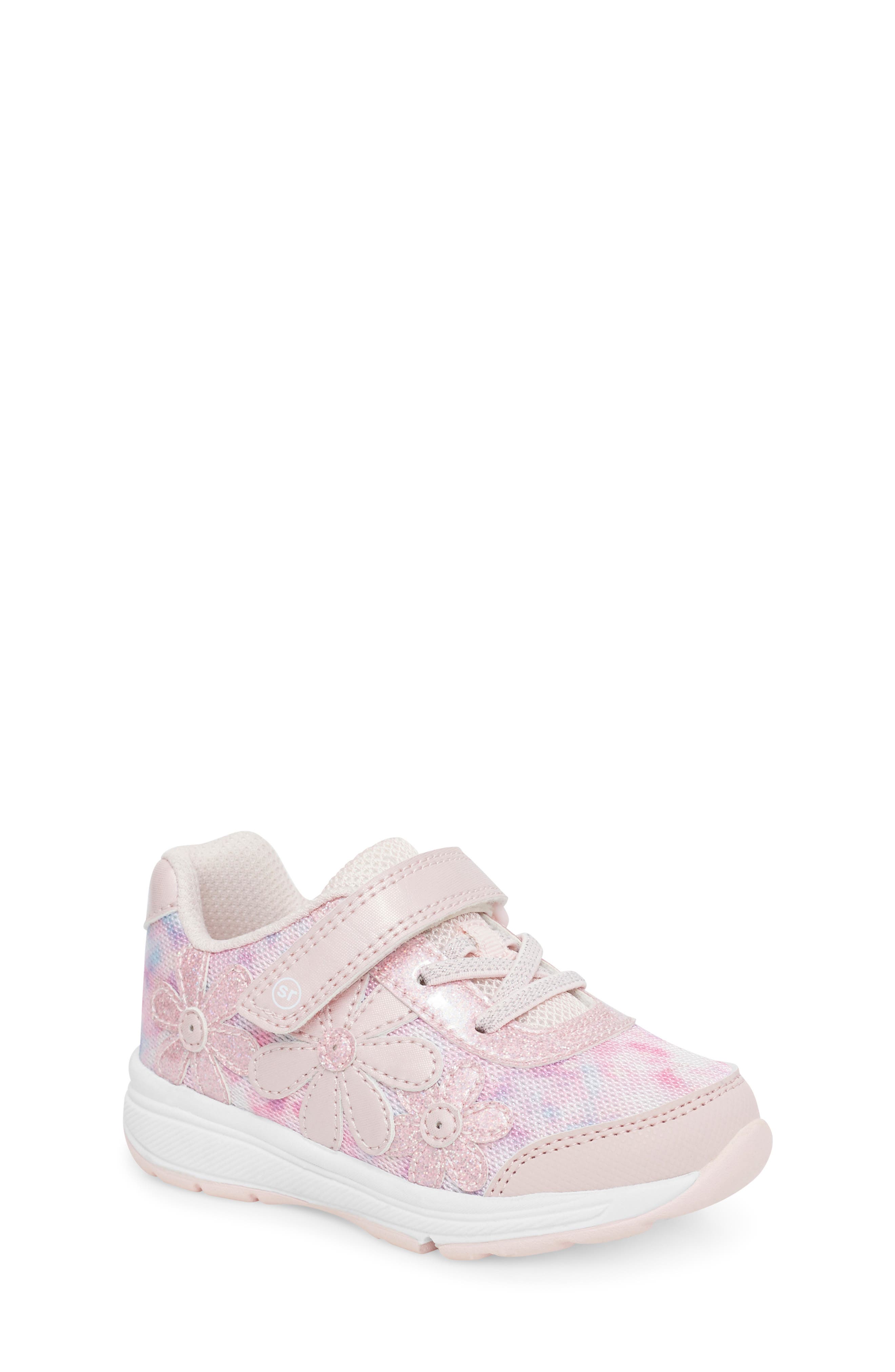 Baby / Toddler Pink Fleece-lining Prewalker Shoes
