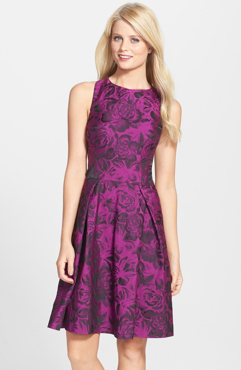 Betsey Johnson Floral Jacquard Party Dress | Nordstrom