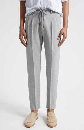 Eleventy Wool Blend Drawstring Suit Pants | Nordstrom