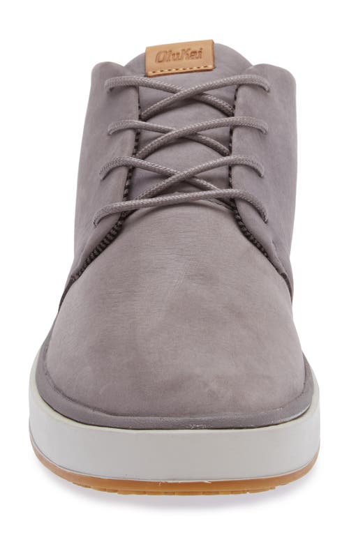 Shop Olukai Papakū 'ili Waterproof Chukka Boot In Graphite/graphite