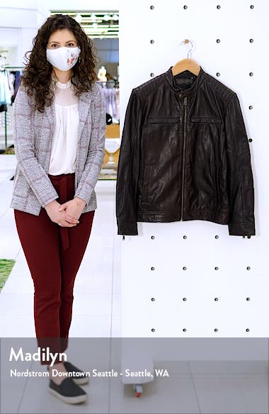 cole haan leather jacket nordstrom