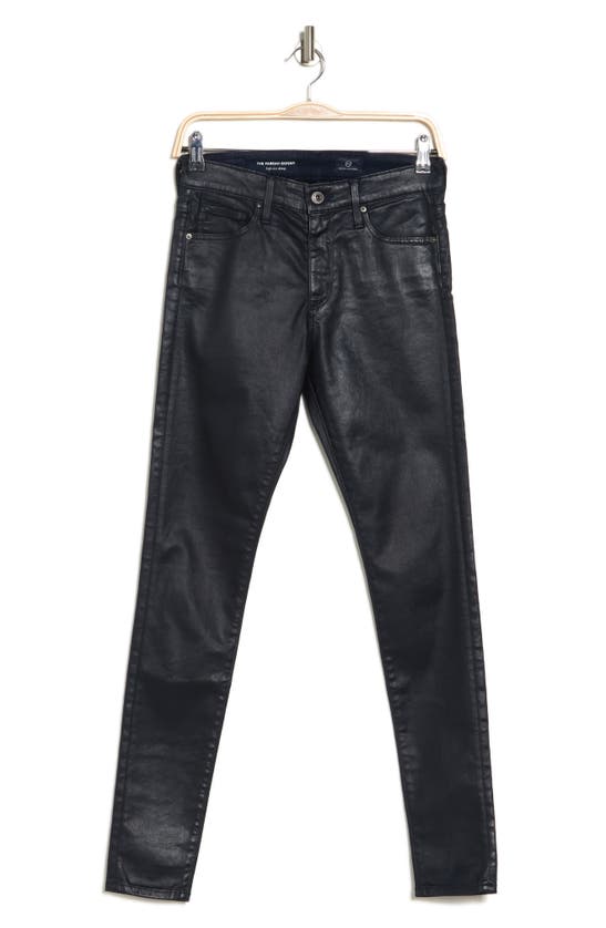 Ag The Farrah High Rise Skinny Jeans In Ltt Lt Deep Trenches