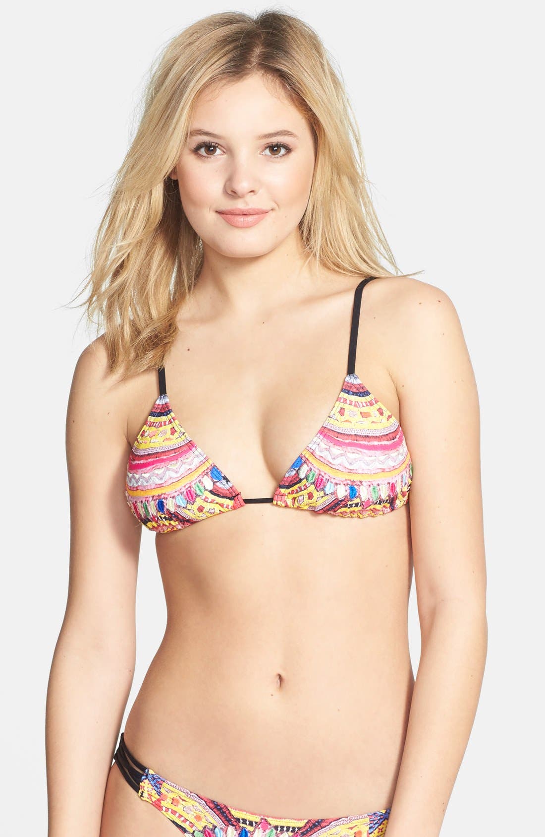 Billabong 'Peruvian Dreams' Triangle Bikini Top (Juniors) Nordstrom