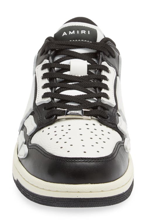 Shop Amiri Skeleton Low Top Sneaker In 004 - Black/white