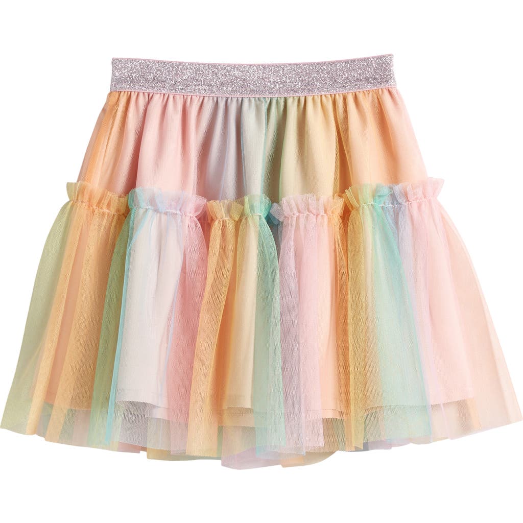 Tucker + Tate Kids' Rainbow Tulle Tutu Skirt In Pink Fandango Multi