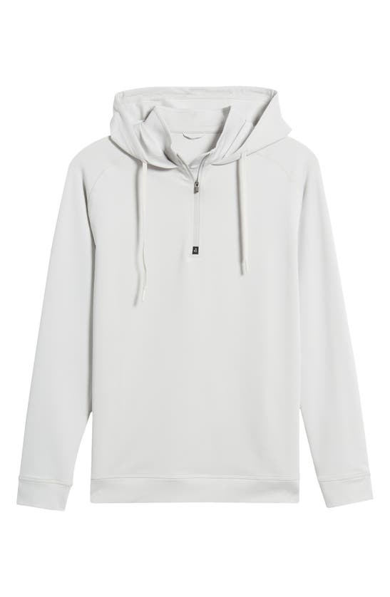 Shop Swannies Vandyke Half Zip Hoodie In Glacier