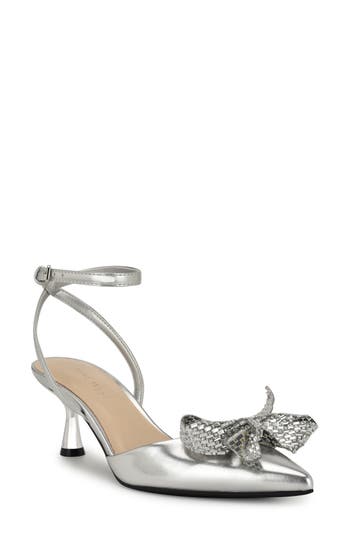 Nine West Raisun Pump In Silver