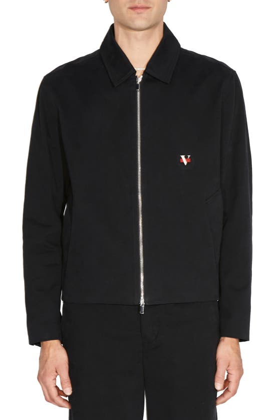 Shop Vayder Lightweight Stretch Twill Jacket In Black