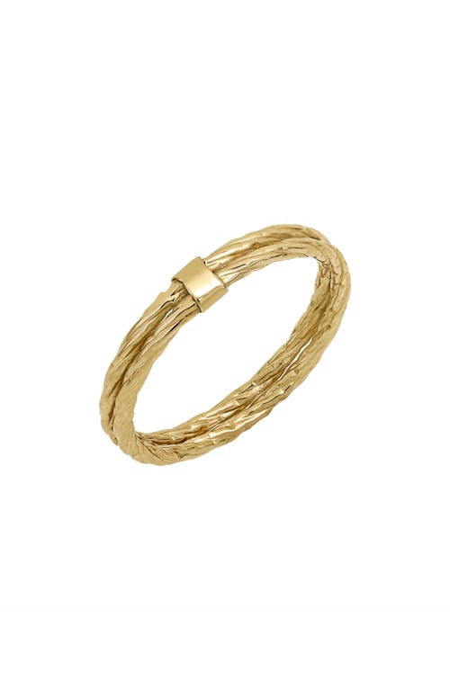Bony Levy 14K Gold Twisted Stack Ring in 14K Yellow Gold at Nordstrom, Size 6