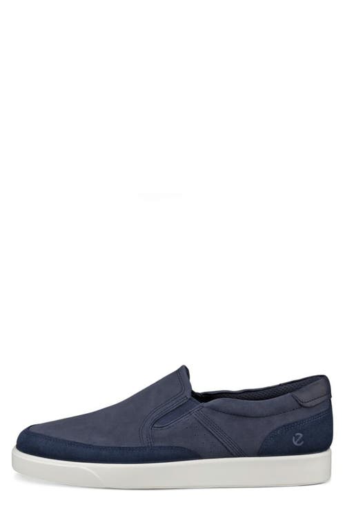 Shop Ecco Street Lite Slip-on Sneaker In Marine/marine/night Sky