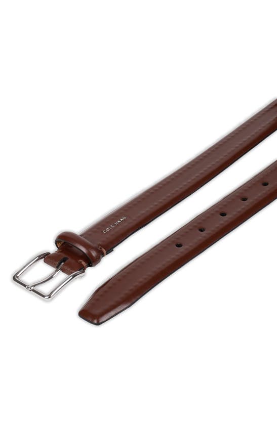 COLE HAAN COLE HAAN HIDDEN STITCH LEATHER BELT