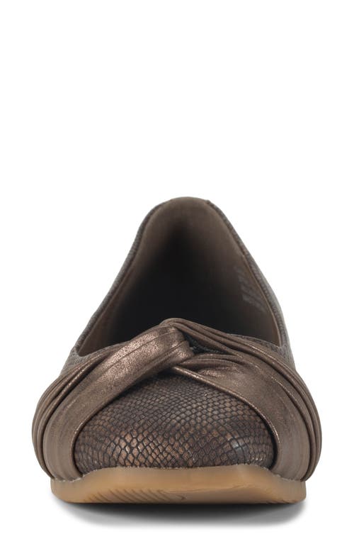 Baretraps Women's Chainey Ballet Flats In Taupe Metallic