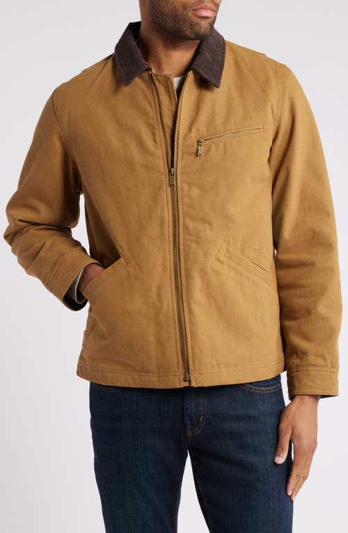 Shop Pendleton Tahoma Canvas Trucker Jacket In Saddle