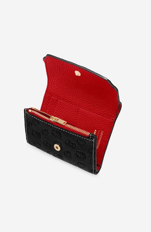 Maison De Sabre Maison De Sabré Leather Trifold Wallet In Hello Kitty