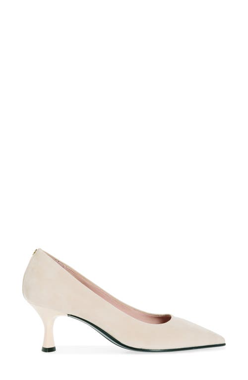 Shop Naot Margot Pointed Toe Pump In Taupe Classic Suede