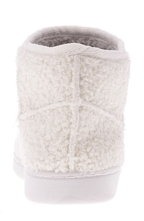 Mia Chill Smiley Genuine Shearling Bootie Slipper In Colorful Smiley