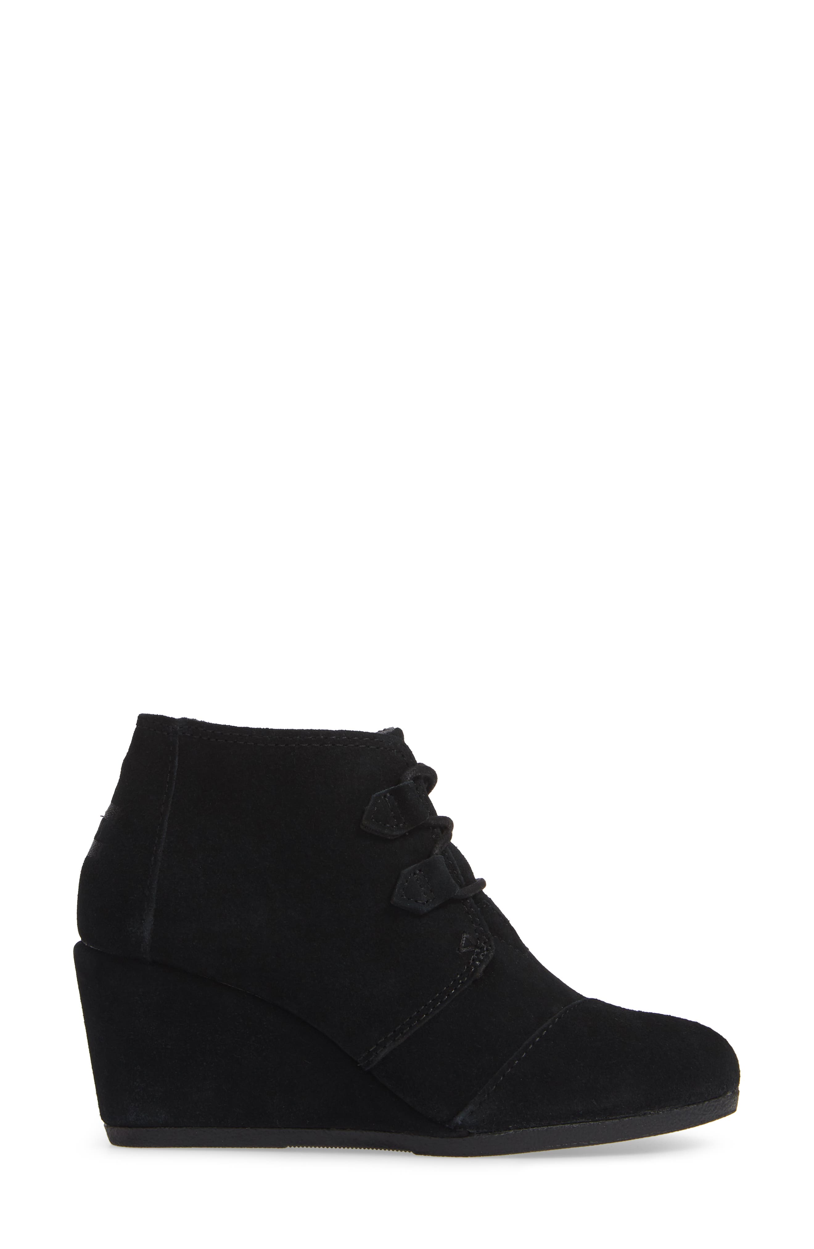 kala suede wedge bootie