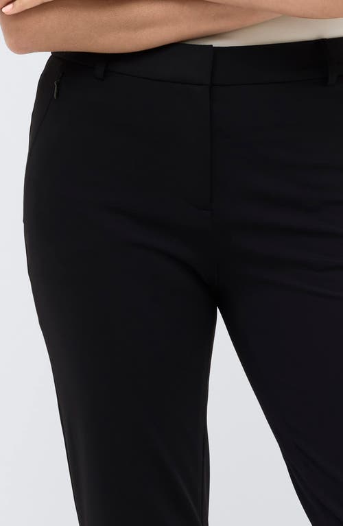 Kenneth Cole Slim Fit Ankle Pants In Black