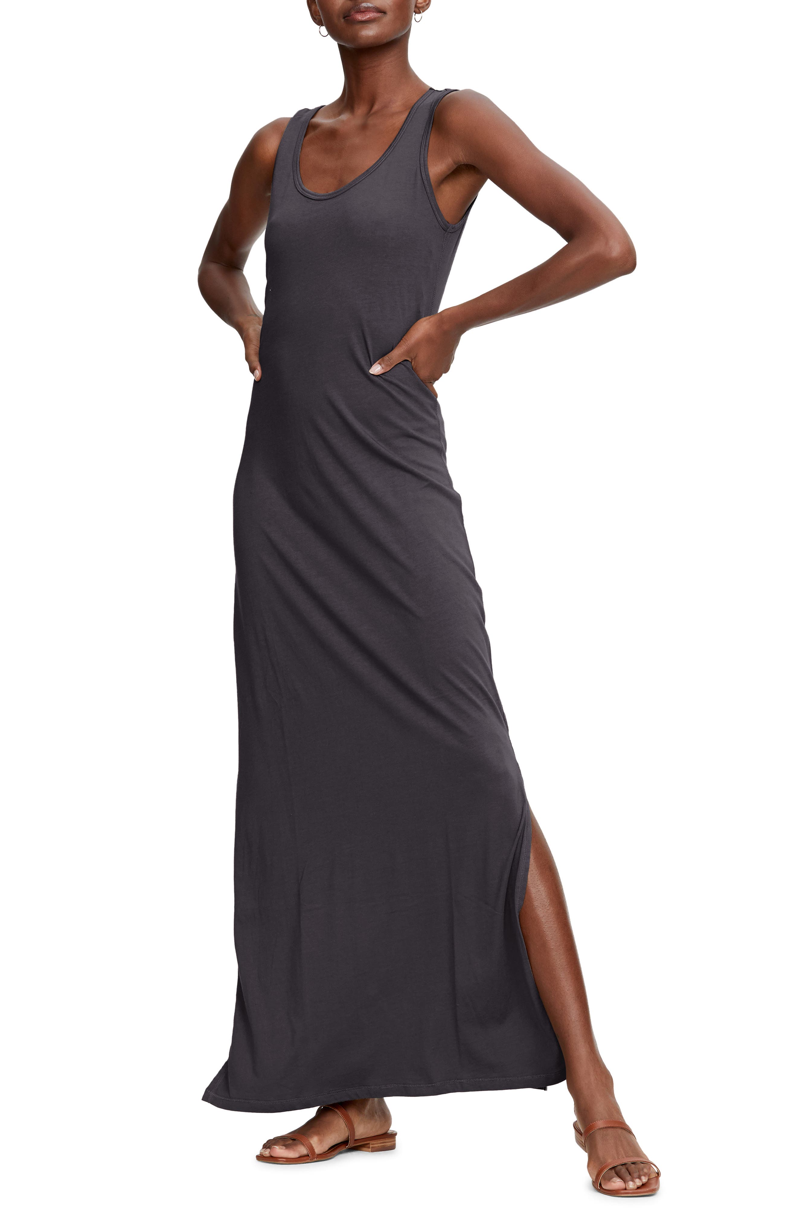 cotton modal maxi dress