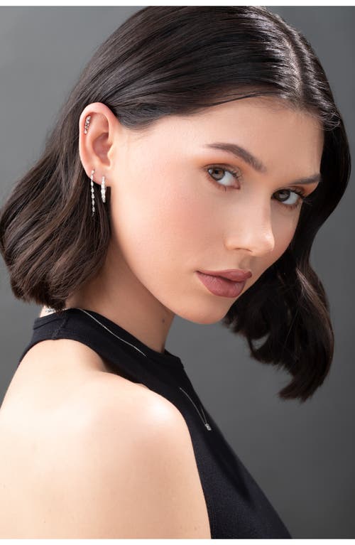 Bony Levy Getty Diamond Linear Drop Earrings In 18k White Gold