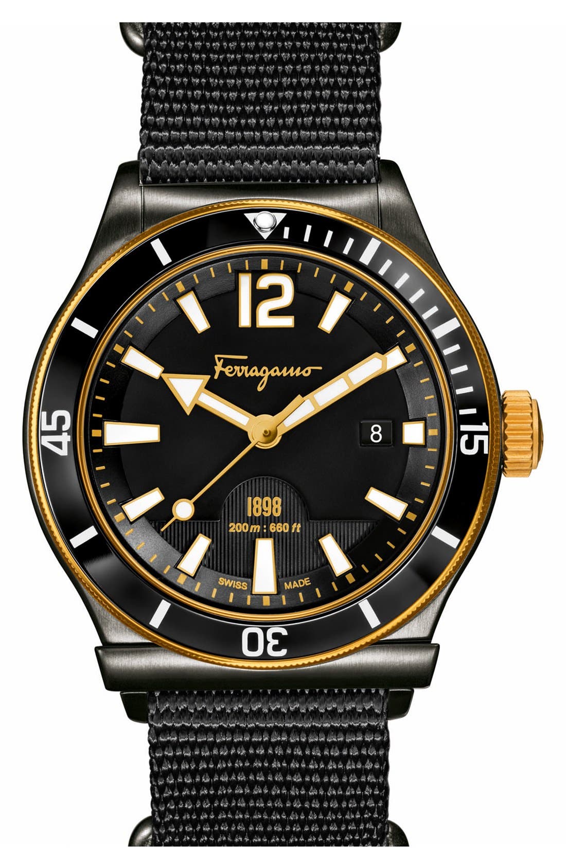 ferragamo men's 1898 watch