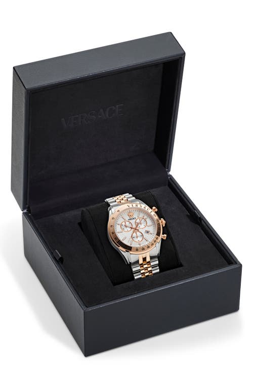Versace Master Chronograph, 44mm In Two Tone