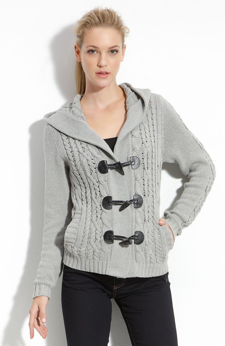 Caslon® Cable Knit Toggle Cardigan | Nordstrom