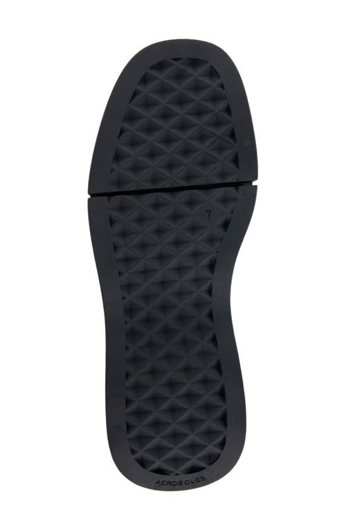 Shop Aerosoles Francis Zip-up Bootie In Black Pebbled Leather