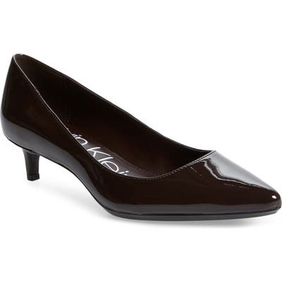 Calvin Klein Gabrianna Pump- Burgundy
