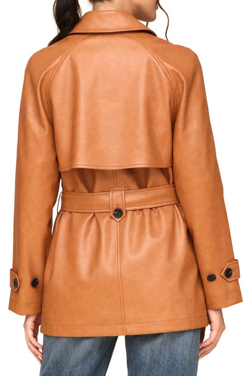 Shop Avec Les Filles Relaxed Midlength Walking Coat In Butterscotch