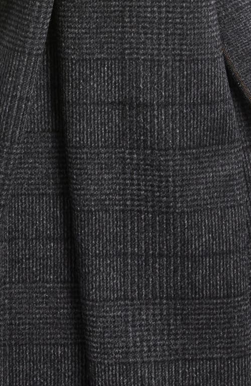 Clifton Wilson Glen Plaid Wool Scarf In Gray