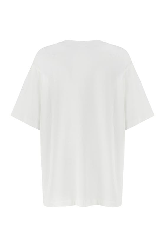 Shop Nocturne Oversized Embroidered T-shirt In White