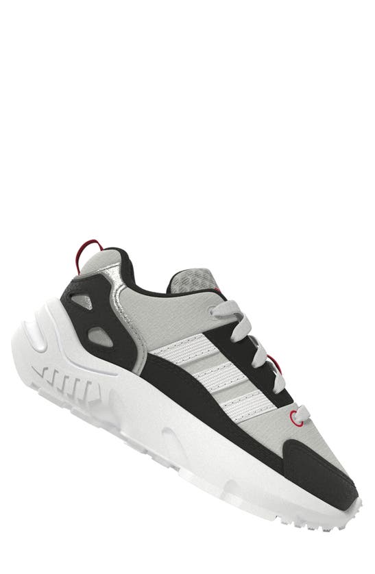 Kids' Zx 22 Sneaker In Black/ White/ Vivid Red