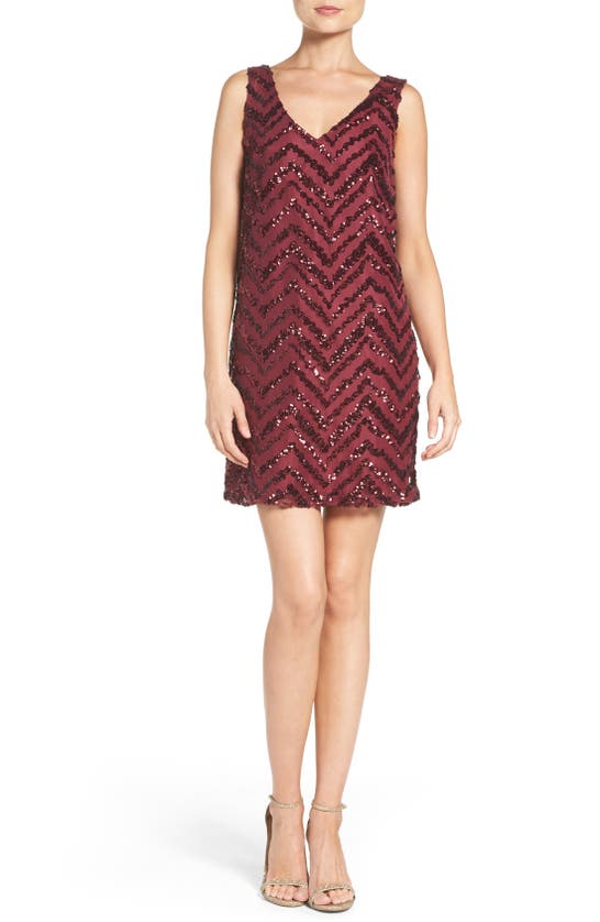 BB DAKOTA BY STEVE MADDEN BB DAKOTA BY STEVE MADDEN BB DAKOTA MAYFAIR SEQUIN SHIFT DRESS 