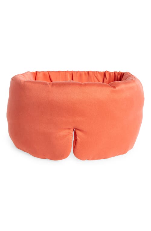 Silk Sleep Mask in Outro Coral