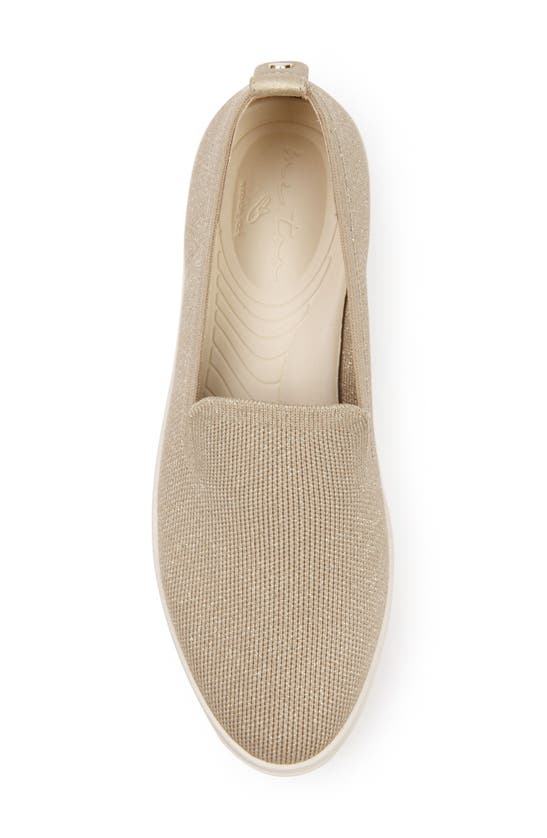 Me Too Fay Slip-on Sneaker In Bisque Metallic