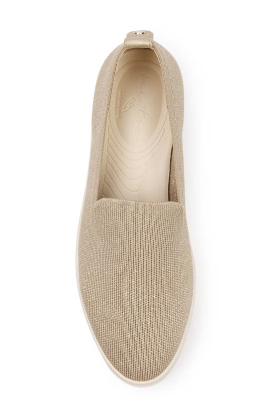 Shop Me Too Fay Slip-on Sneaker In Bisque Metallic