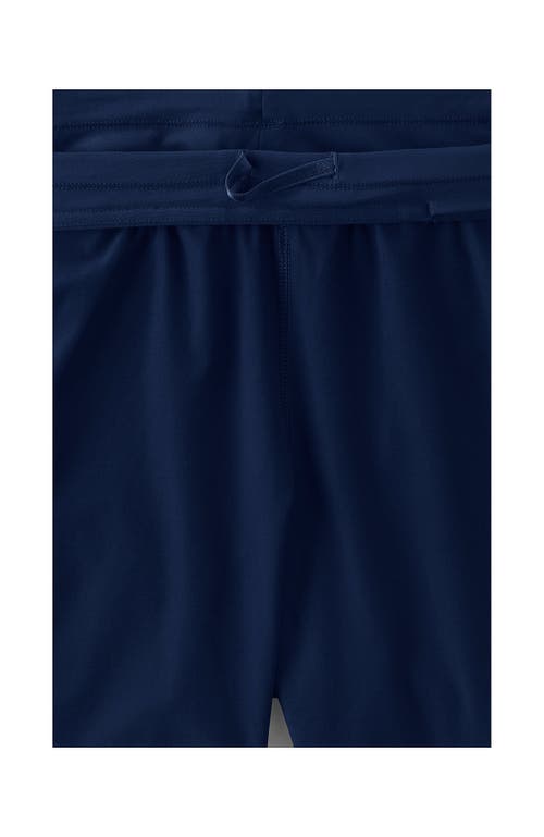 LANDS' END LANDS' END 5" QUICK DRY ELASTIC WAIST BOARD SHORTS SWIM COVER-UP SHORTS WITH PANTY 