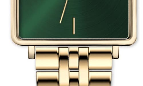 Alfred Sung Harmony Bracelet Watch, 22mm X 24mm In Gold