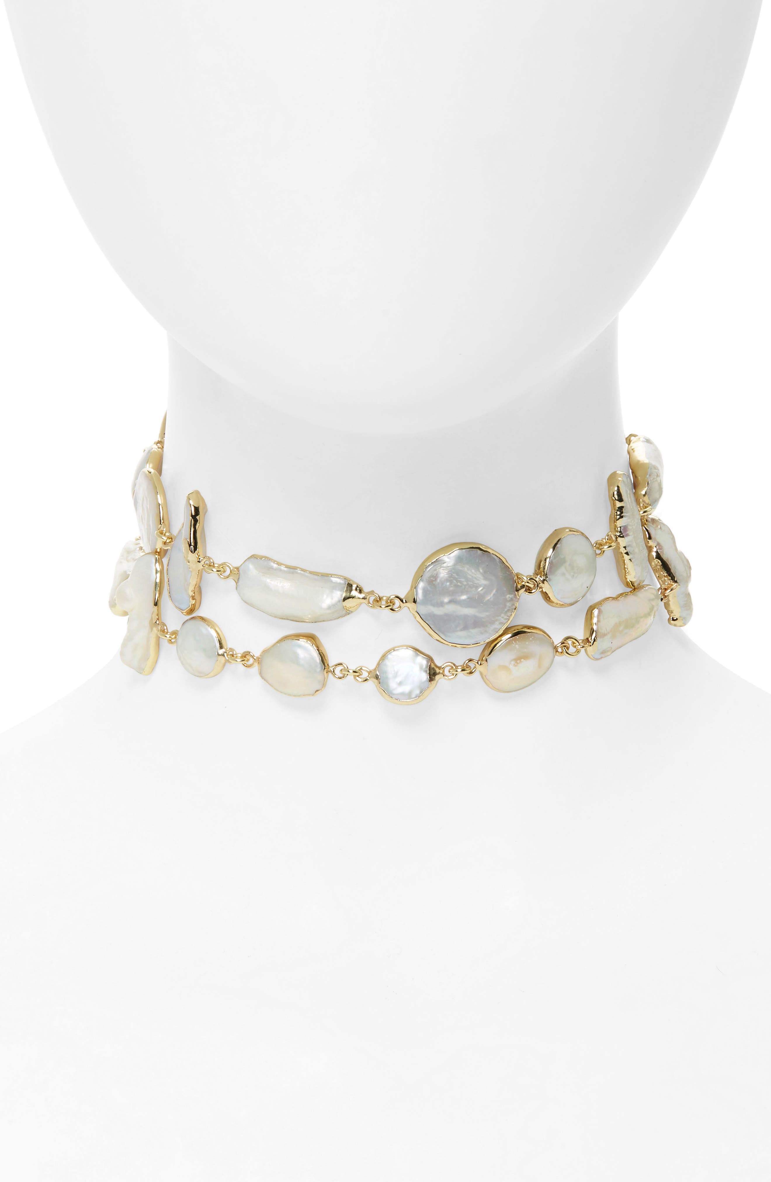 nordstrom pearl choker