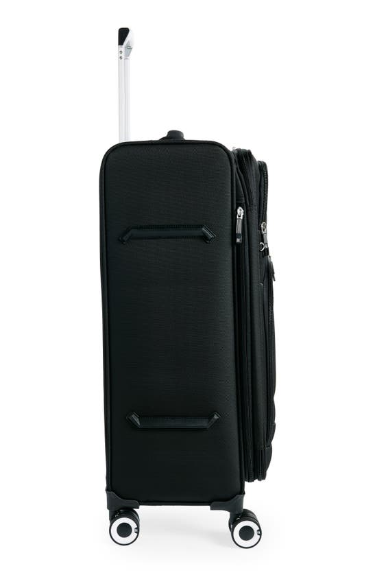 Shop It Luggage Intrepid 26-inch Softside Spinner Luggage In Black