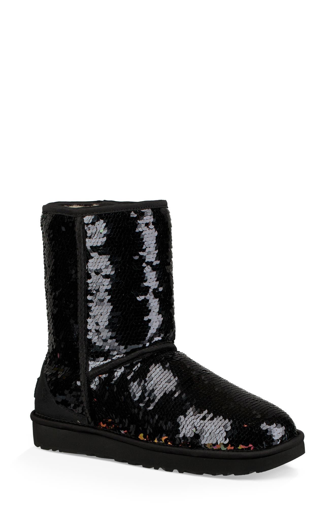 silver sequin ugg boots