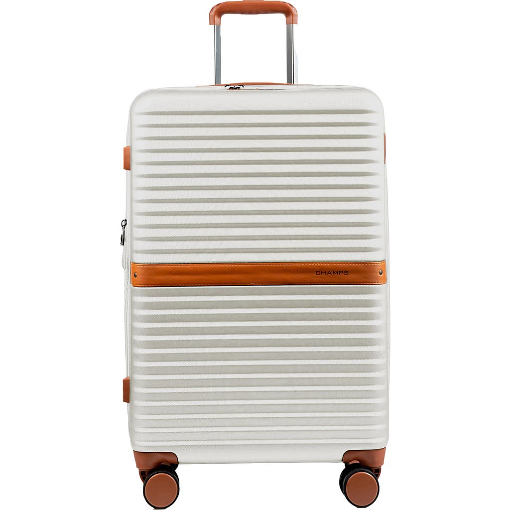 Champs Vintage Ii 24-inch Hardside Spinner Packing Case In Ivory
