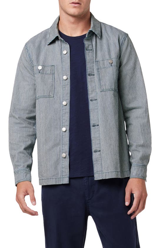 Joe's Wade Railroad Stripe Overshirt