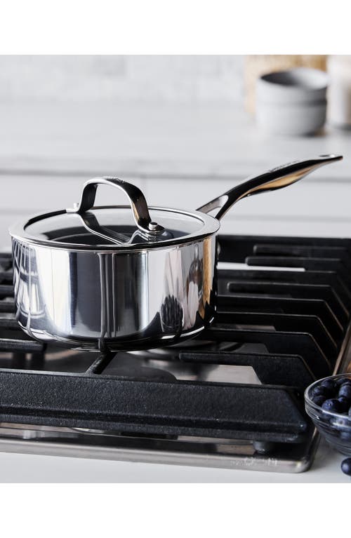Greenpan Valencia Pro 1.5-quart Stainless Steel Saucepan With Lid In Stainless Steel