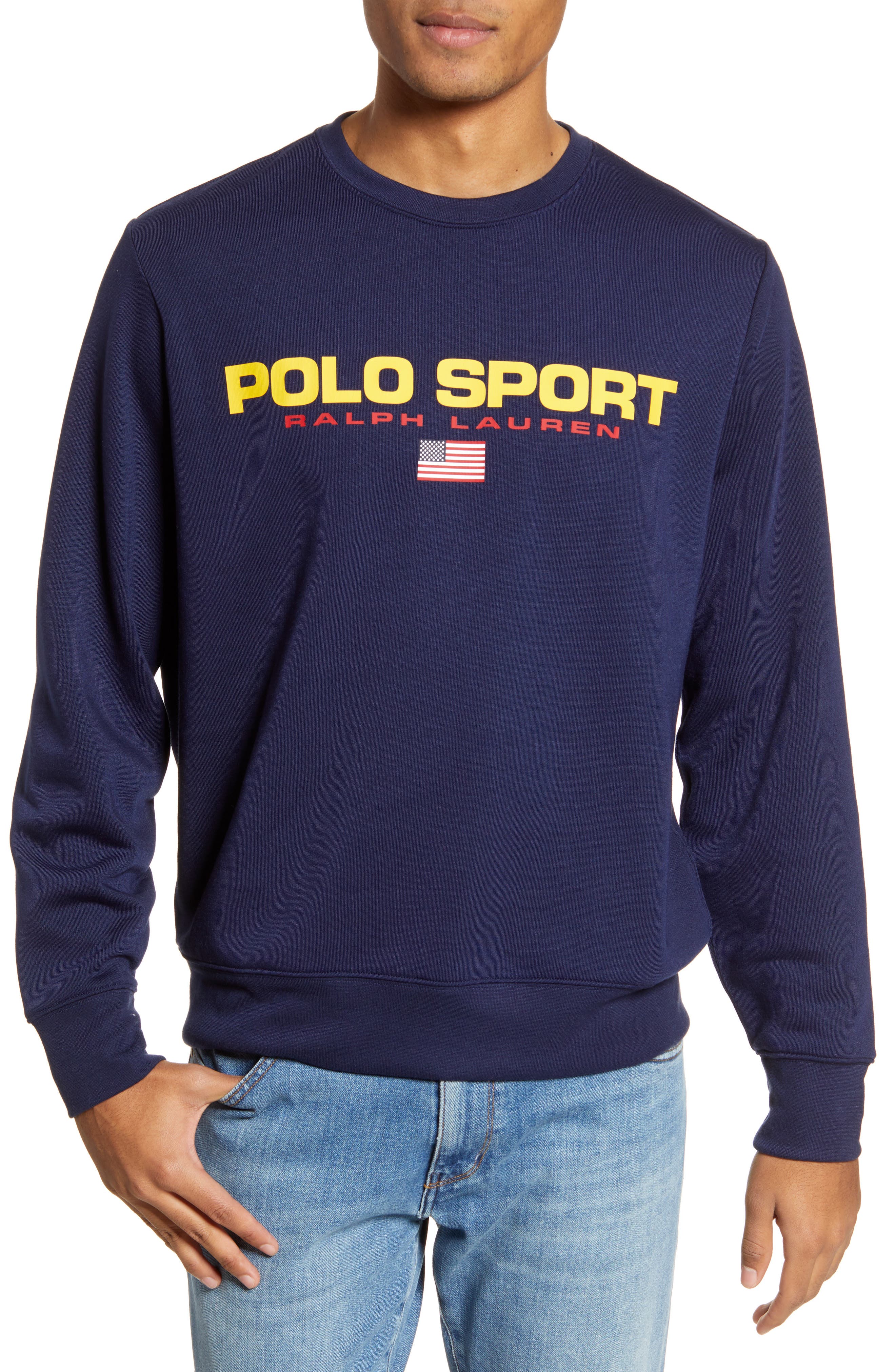 polo sport crewneck sweatshirt