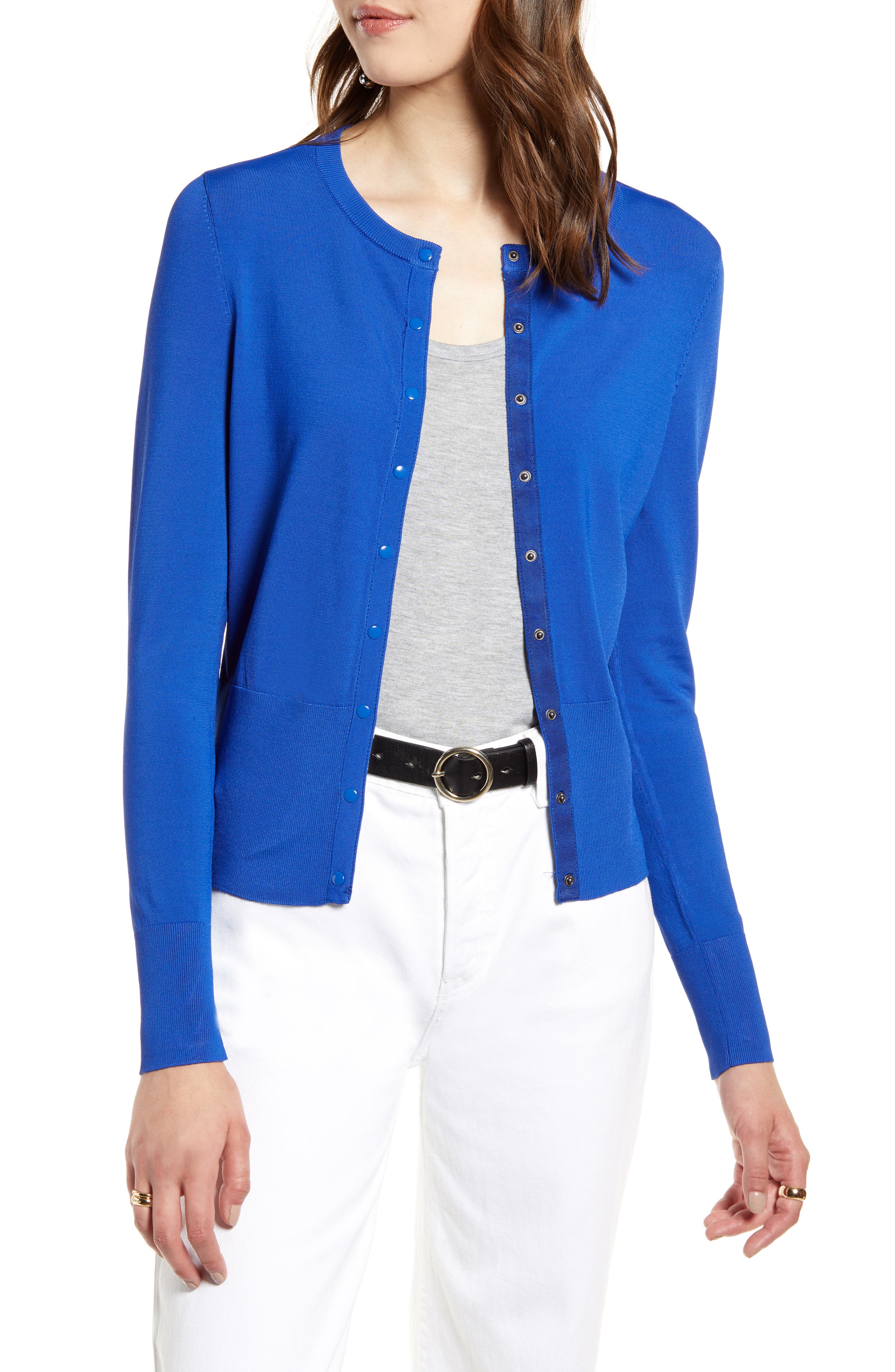 Halogen Snap Front Cardigan