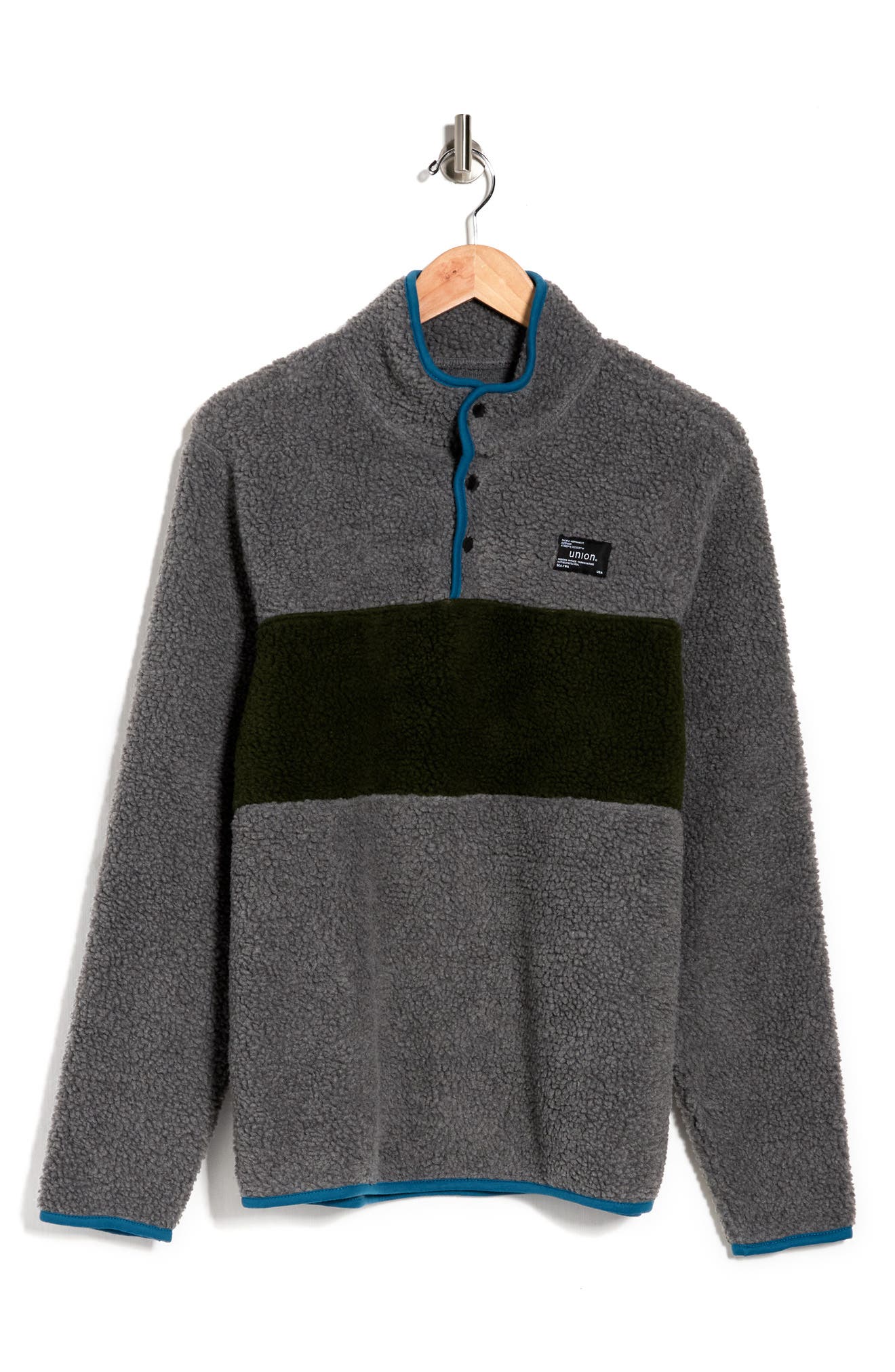 teddy bear fleece pullover