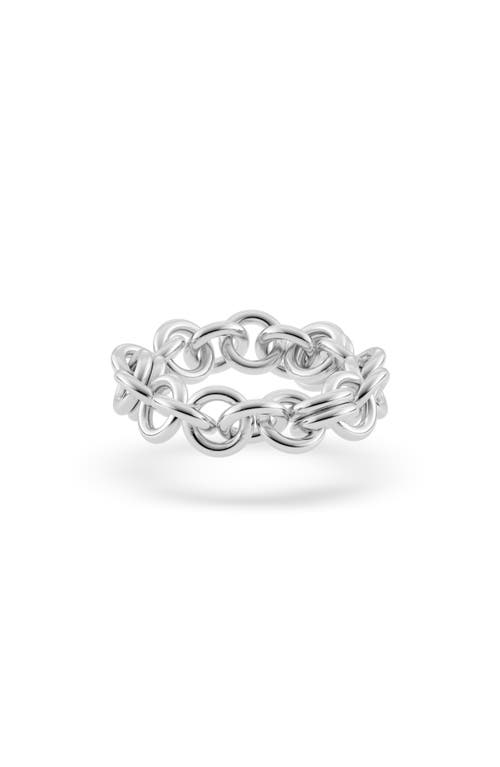 Spinelli Kilcollin Serpens Stainless Steel Chain Ring in Silver at Nordstrom, Size 9