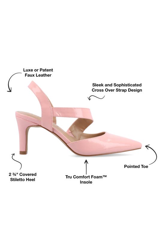 Journee Collection Scarlett Pointed Toe Pump In Pink